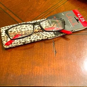 New in package Wink by ICU Eyewear reading glasses and coordinating case.